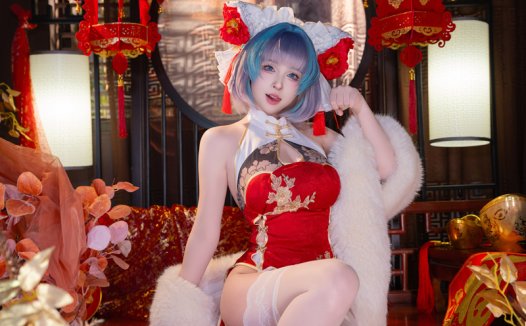 清水由乃柴郡新春旗袍